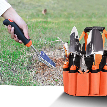 Customized and Professional garden hand tool set Stainless Steel heavy duty garden tool set with tools bag